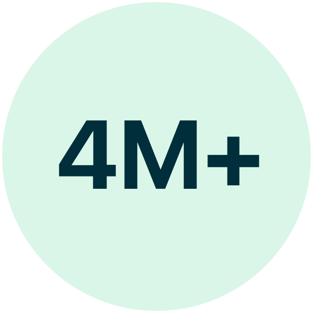 4 million +